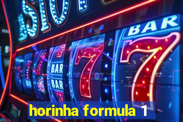 horinha formula 1